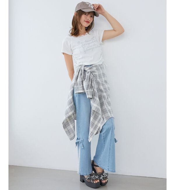  「サイドドロストロゴTシャツ」|Tシャツ・カットソー|