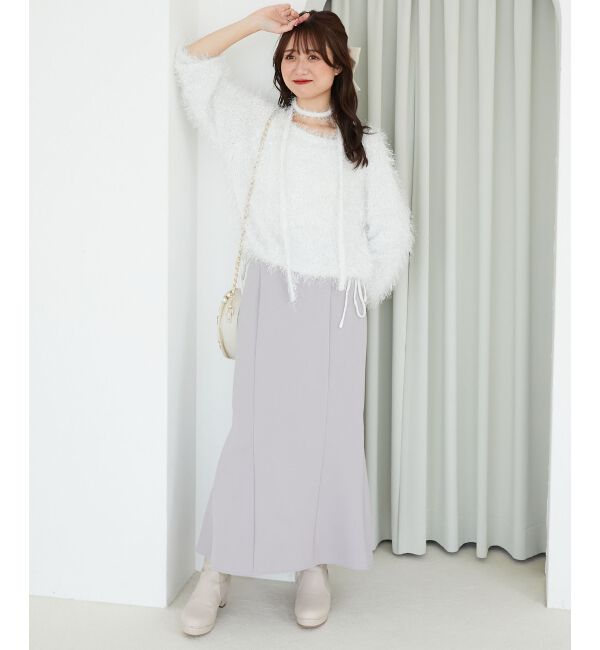  「ふわふわシャイニールーズニット」|ニット・セーター|