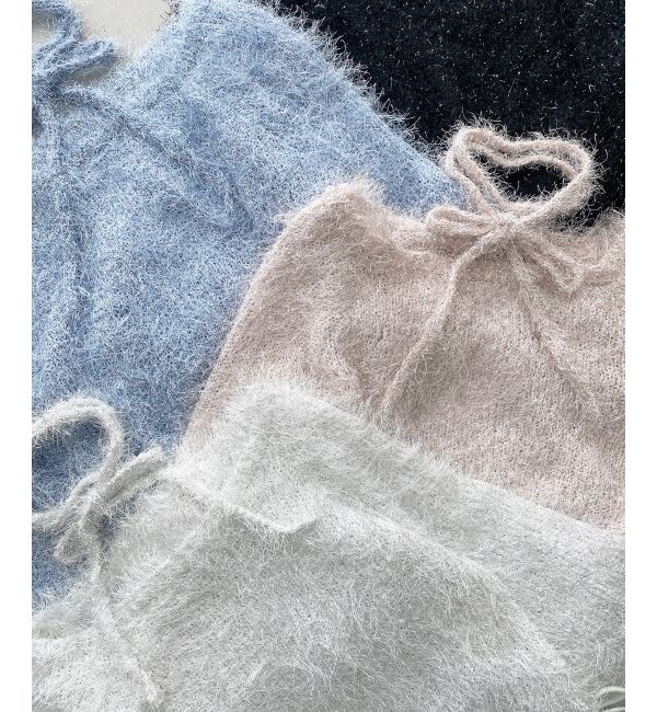  「ふわふわシャイニールーズニット」|ニット・セーター|