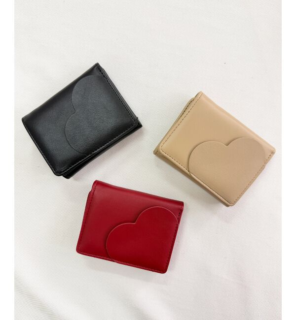  「ハートモチーフミニウォレット」|財布|