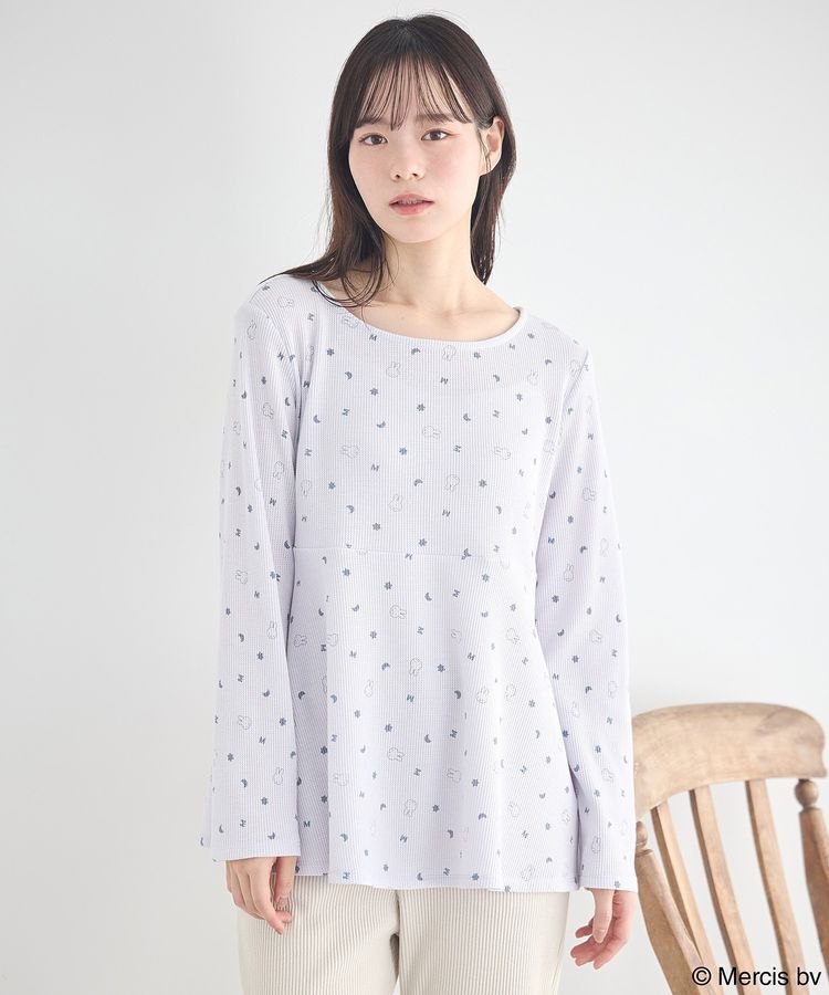 earth music&ecology「miffy/earth おやすみイラストT」|Tシャツ・カットソー|