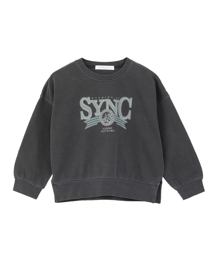 Green Parks「kids アソートカレッジロゴプルオーバー」|スウェット・ジャージ|Charcoal Gray