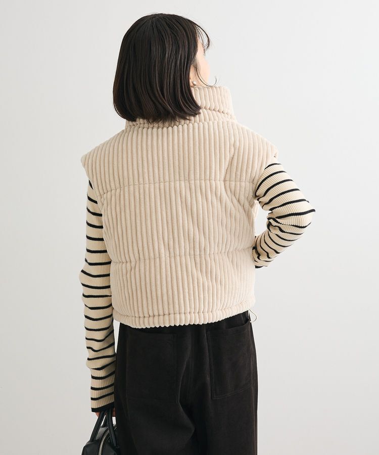 Green Parks「・swing by ワイドコールベスト」|ベスト・ジレ|