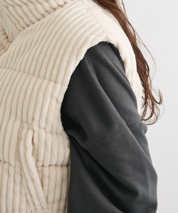 Green Parks「・swing by ワイドコールベスト」|ベスト・ジレ|