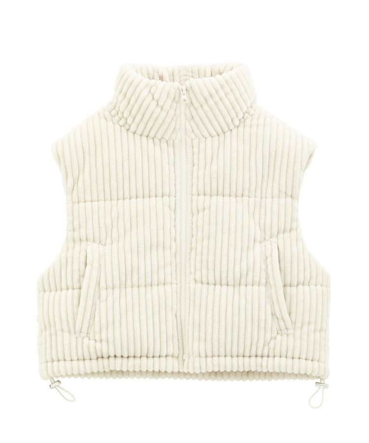 Green Parks「・swing by ワイドコールベスト」|ベスト・ジレ|