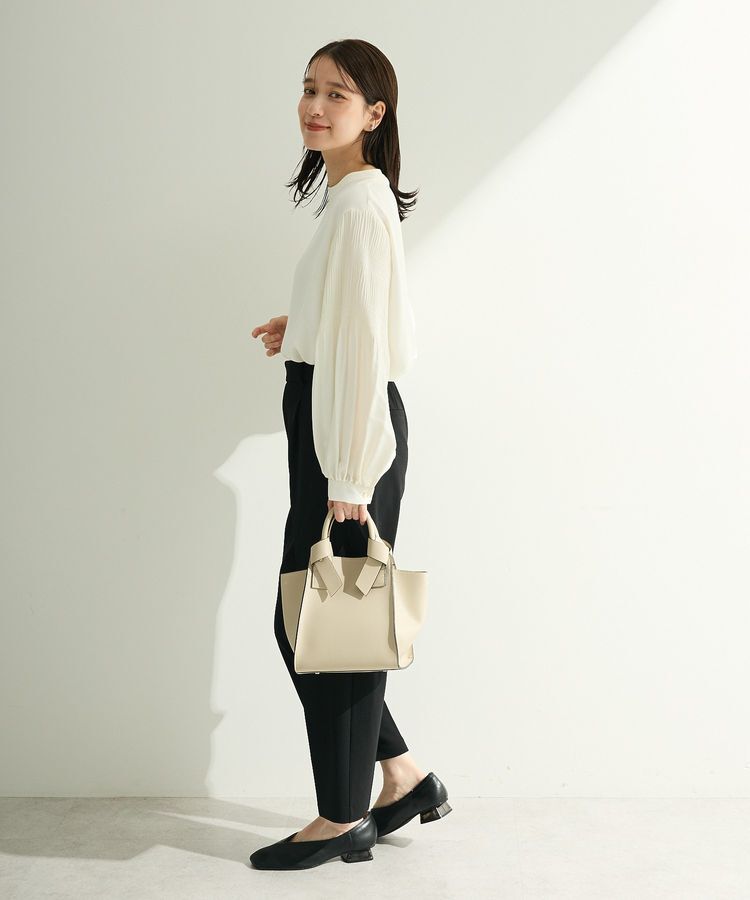 Green Parks「O.袖プリーツブラウス」|シャツ・ブラウス|