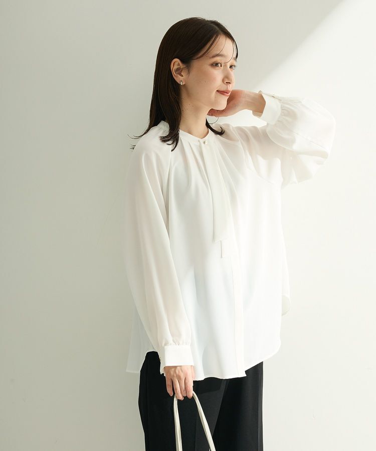 Green Parks「O.2wayボウタイブラウス」|シャツ・ブラウス|