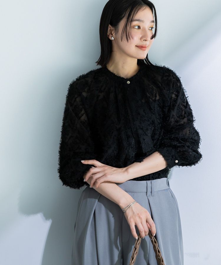 Green Parks「O.フサフサ2wayボウタイブラウス」|シャツ・ブラウス|