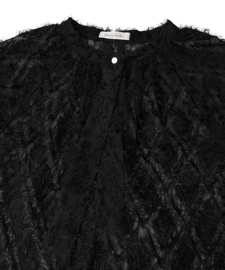 Green Parks「O.フサフサ2wayボウタイブラウス」|シャツ・ブラウス|