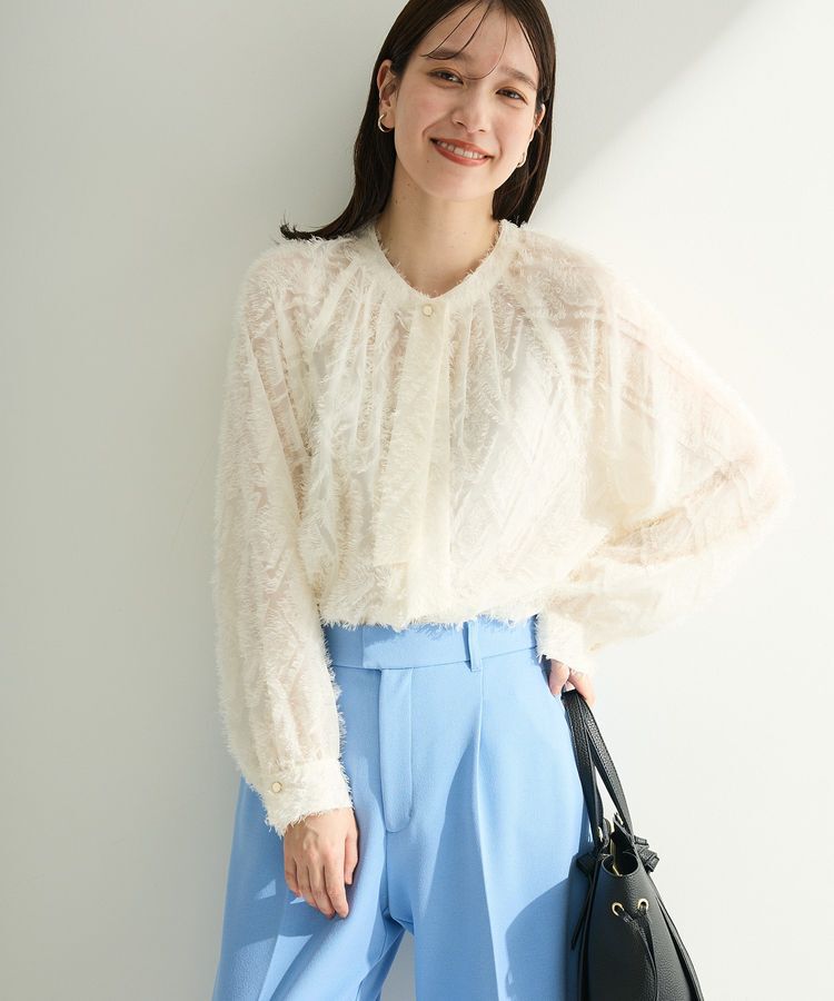 Green Parks「O.フサフサ2wayボウタイブラウス」|シャツ・ブラウス|