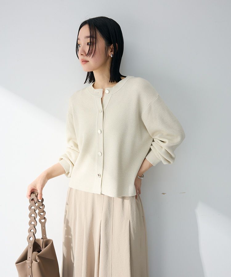 Green Parks「アンチピリング金ボタンニットカーディガン」|カーディガン|