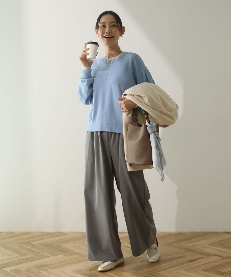 Green Parks「アンチピリングレイヤード風ニットプルオーバー」|ニット・セーター|