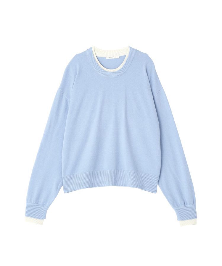 Green Parks「アンチピリングレイヤード風ニットプルオーバー」|ニット・セーター|