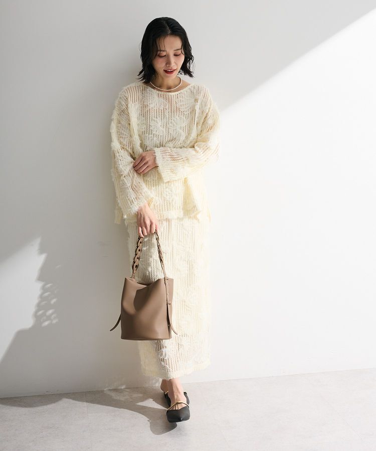 Green Parks「レース刺繍プルオーバー」|Tシャツ・カットソー|