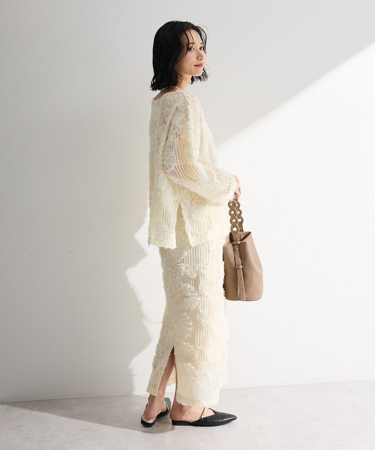 Green Parks「レース刺繍プルオーバー」|Tシャツ・カットソー|