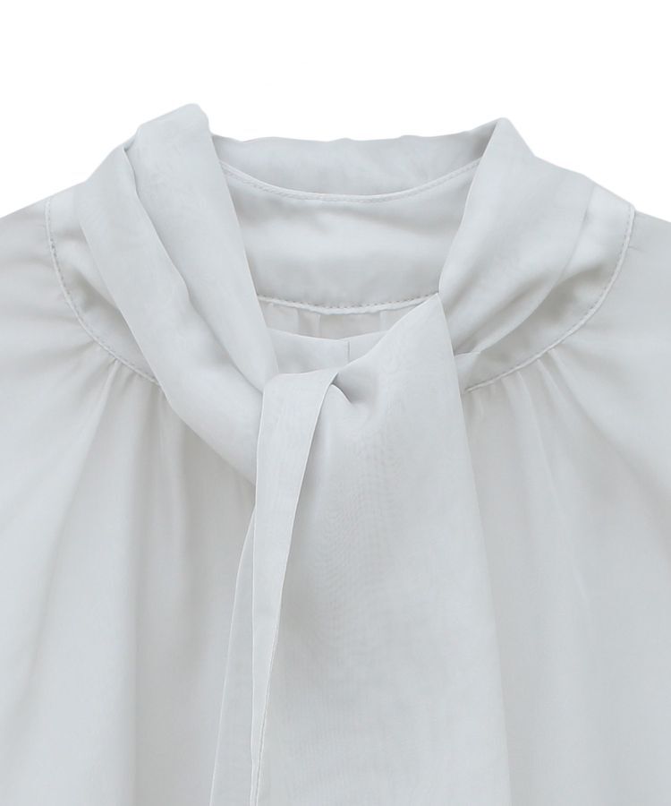 GARAGE OF GOOD CLOTHING「ソフトオーガンジーボウタイ付ブラウス」|シャツ・ブラウス|