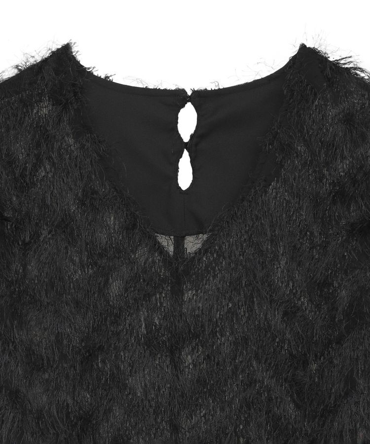 GARAGE OF GOOD CLOTHING「【日本製】フリンジVネックフレアプルオーバー」|ベスト・ジレ|