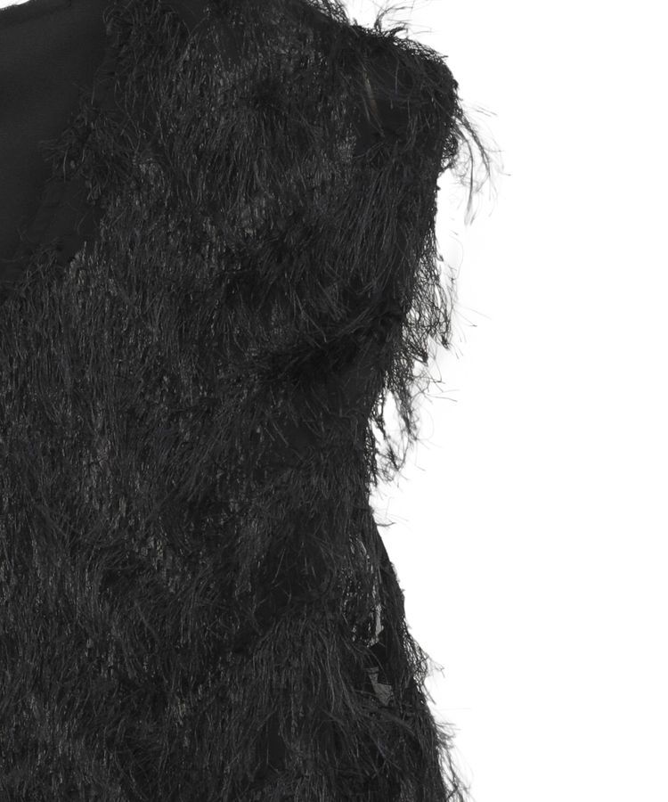 GARAGE OF GOOD CLOTHING「【日本製】フリンジVネックフレアプルオーバー」|ベスト・ジレ|