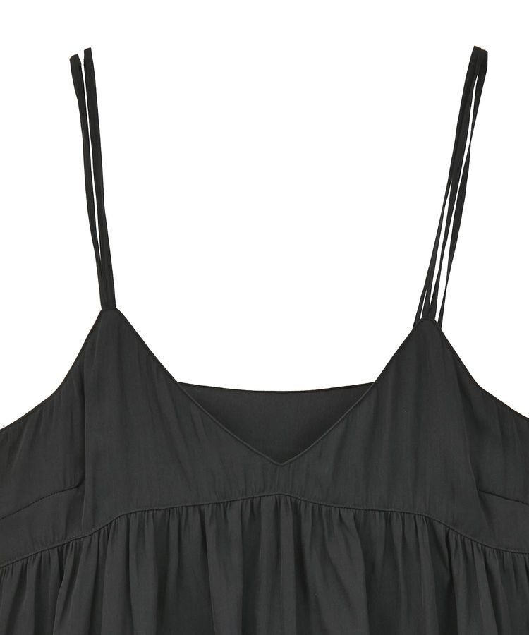 GARAGE OF GOOD CLOTHING「【日本製】サテンVネックキャミソール」|ベスト・ジレ|