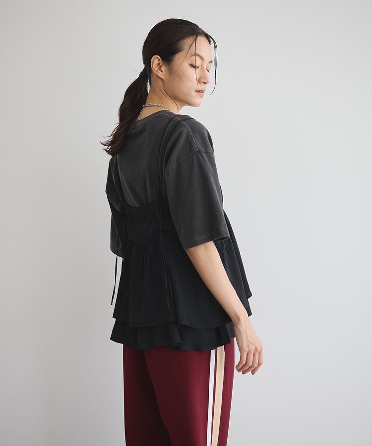 GARAGE OF GOOD CLOTHING「【日本製】サテンVネックキャミソール」|ベスト・ジレ|