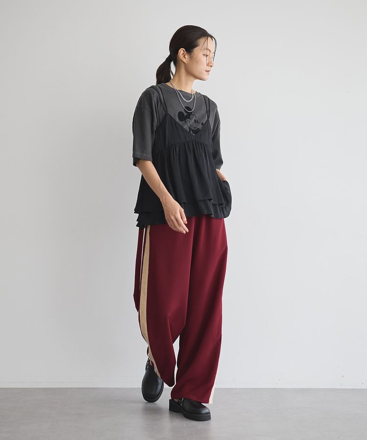 GARAGE OF GOOD CLOTHING「【日本製】サテンVネックキャミソール」|ベスト・ジレ|