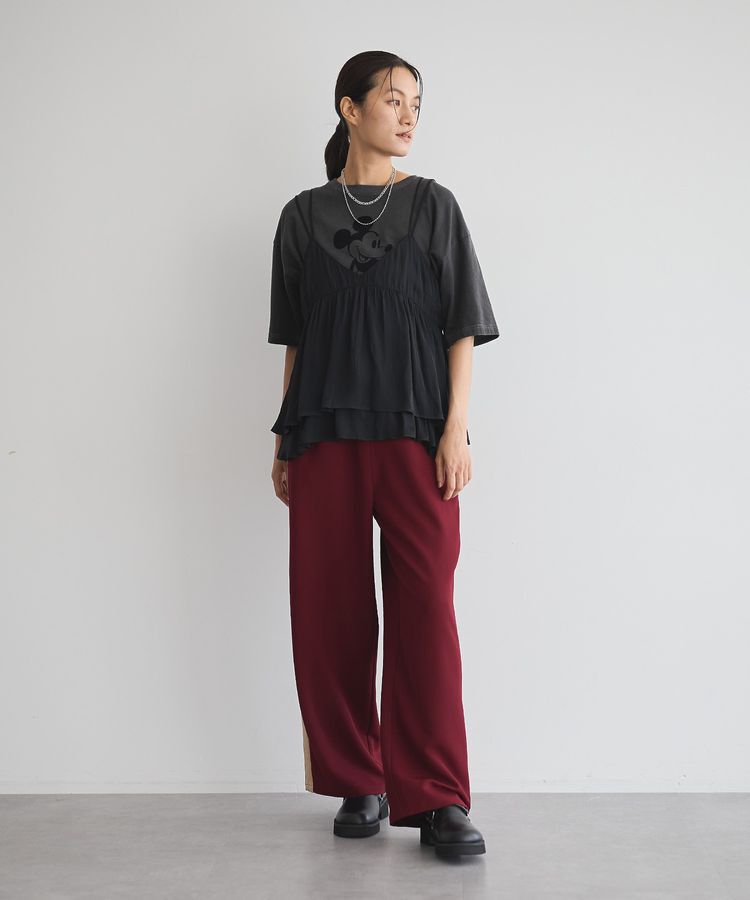 GARAGE OF GOOD CLOTHING「【日本製】サテンVネックキャミソール」|ベスト・ジレ|