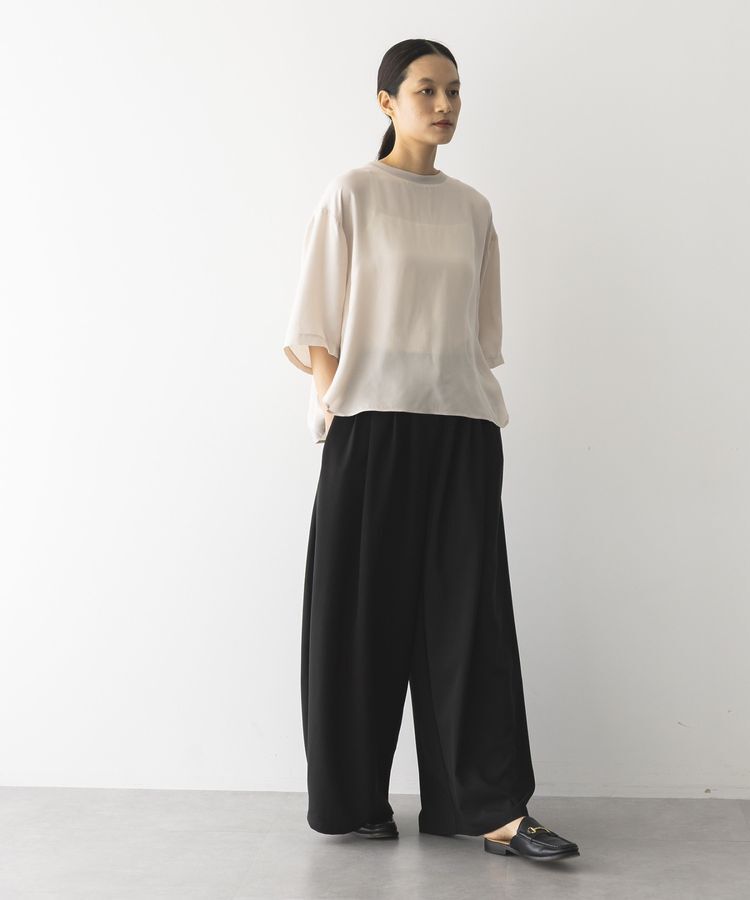 GARAGE OF GOOD CLOTHING「キュプラ混7分袖プルオーバー」|シャツ・ブラウス|