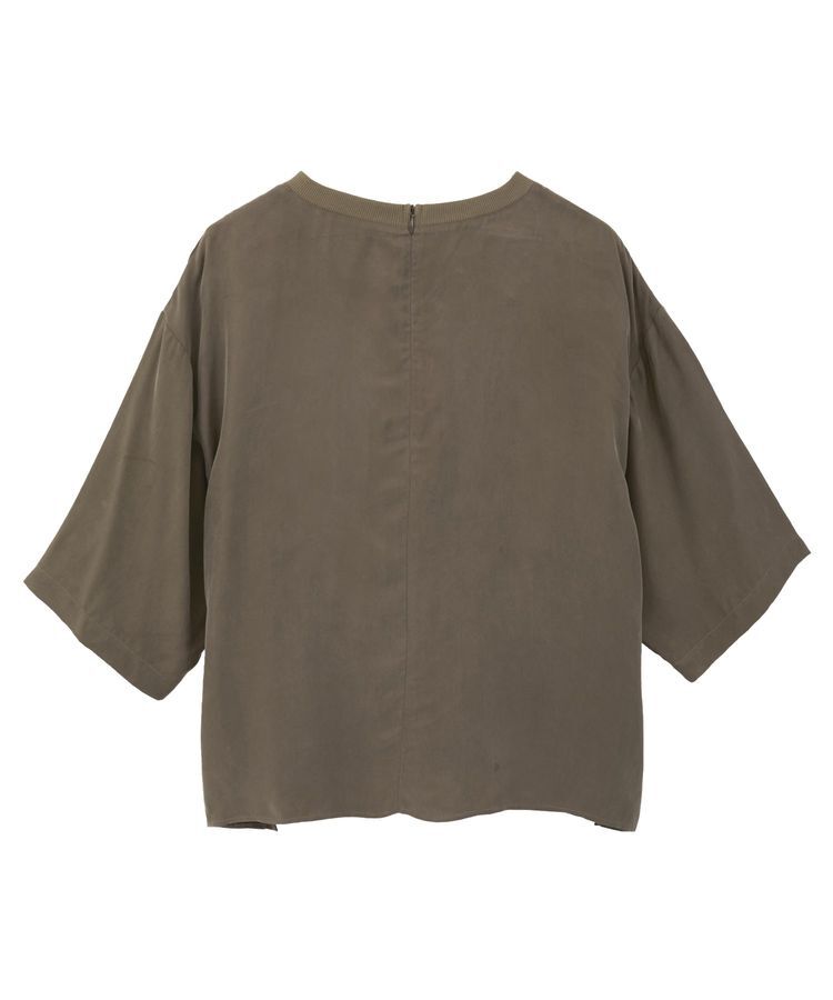 GARAGE OF GOOD CLOTHING「キュプラ混7分袖プルオーバー」|シャツ・ブラウス|