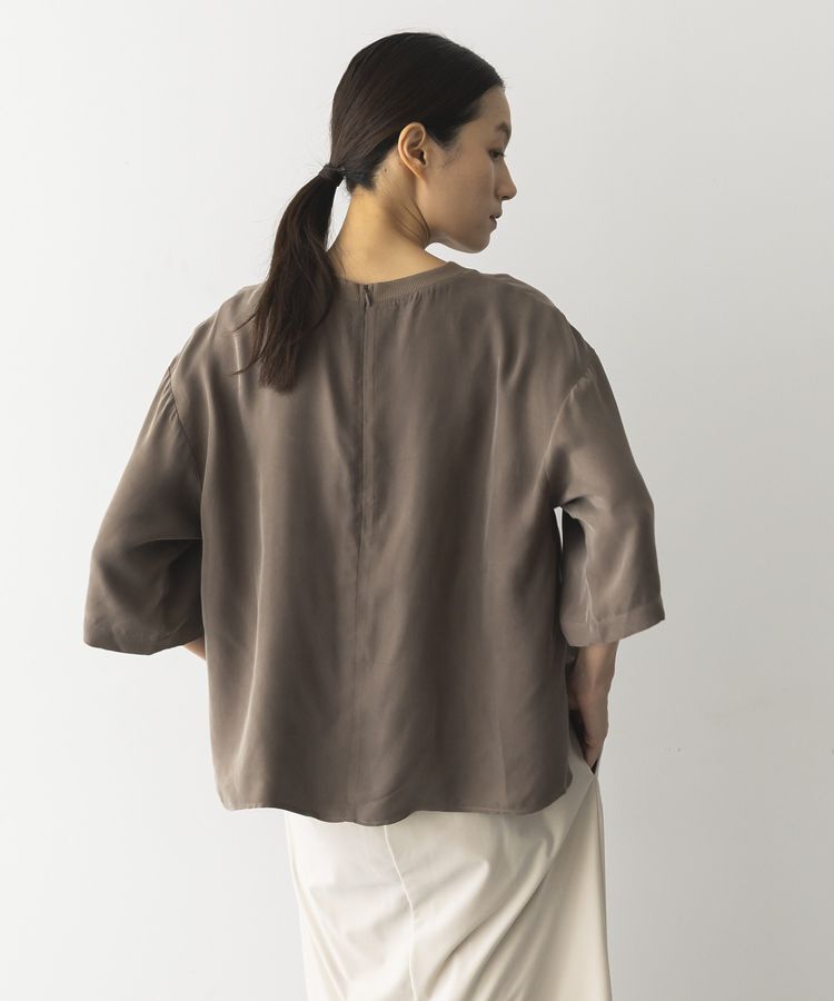 GARAGE OF GOOD CLOTHING「キュプラ混7分袖プルオーバー」|シャツ・ブラウス|