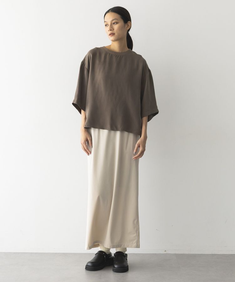 GARAGE OF GOOD CLOTHING「キュプラ混7分袖プルオーバー」|シャツ・ブラウス|