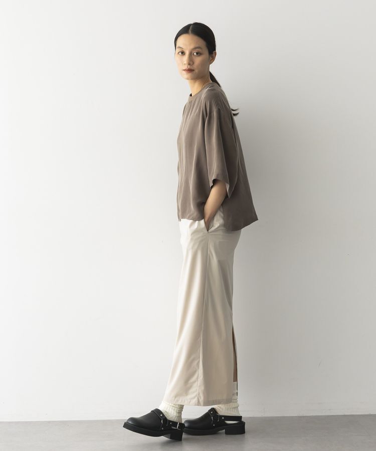 GARAGE OF GOOD CLOTHING「キュプラ混7分袖プルオーバー」|シャツ・ブラウス|