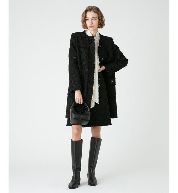 LOULOU WILLOUGHBY「【LOULOU WILLOUGHBY】ジオリカラメツイードスカート」|スカート|