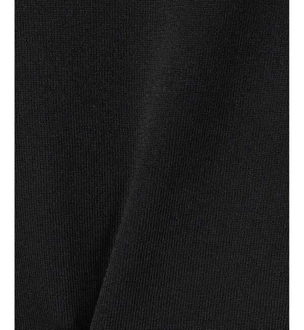 allureville「◇総針モックネック5分袖プルオーバー」|ニット・セーター|