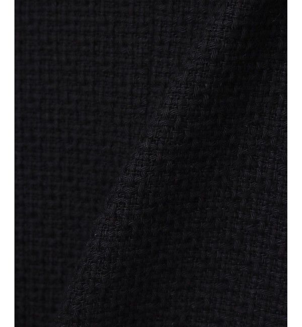 allureville「【セットアップ対応可能】ラスティックツイードフリンジジレ」|ベスト・ジレ|