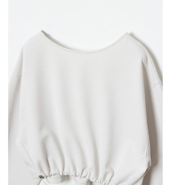 allureville「ブークレーダンボールクロップドプルオーバー」|Tシャツ・カットソー|