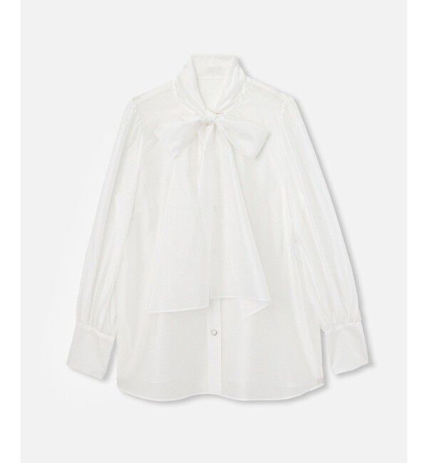 allureville「オーガンザボウブラウス」|シャツ・ブラウス|