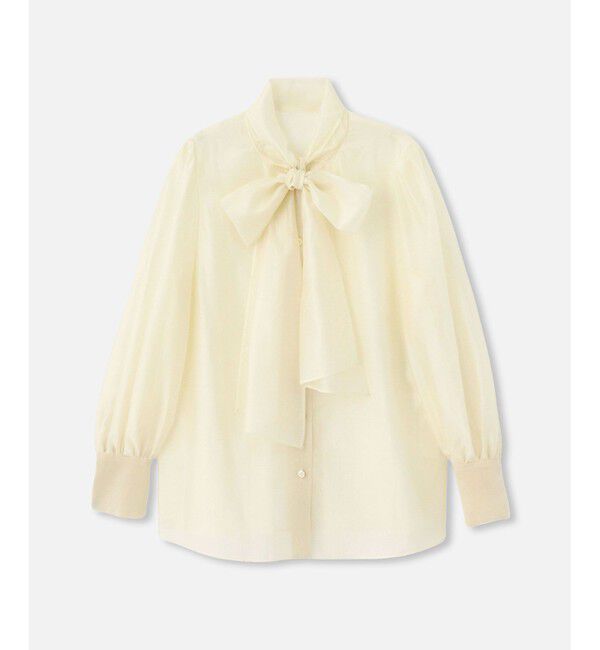 allureville「オーガンザボウブラウス」|シャツ・ブラウス|