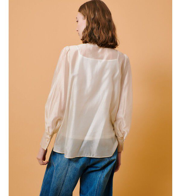 allureville「オーガンザボウブラウス」|シャツ・ブラウス|