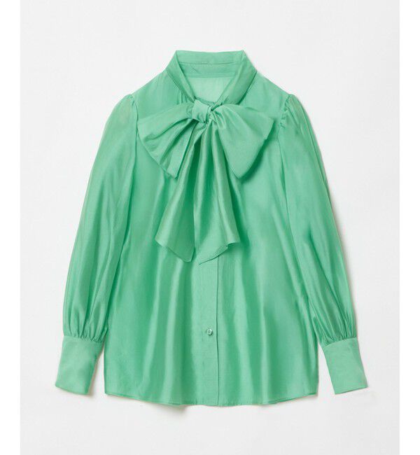 allureville「オーガンザボウブラウス」|シャツ・ブラウス|