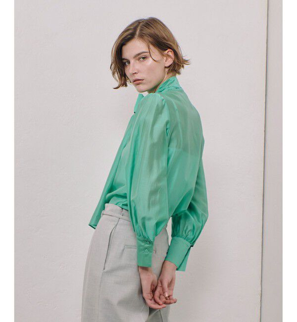 allureville「オーガンザボウブラウス」|シャツ・ブラウス|