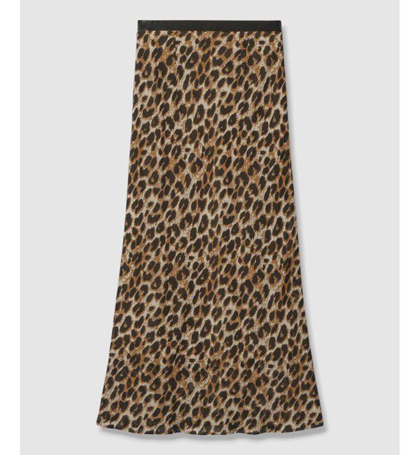 allureville「レオパードプリントナロースカート」|スカート|