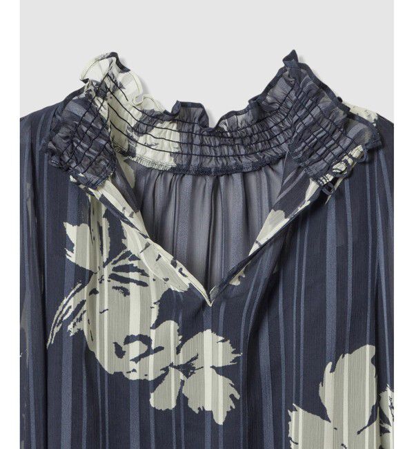 allureville「シャドウストライプヨウリュウワンピース」|ワンピース|