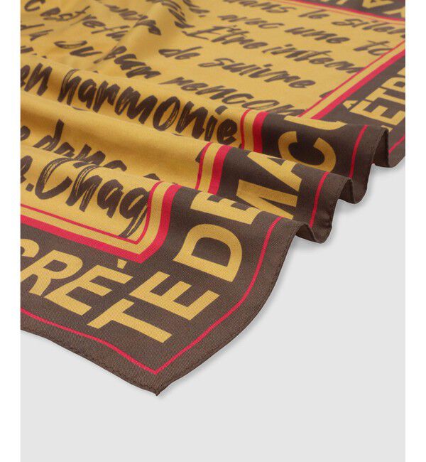 allureville「フォントロゴスカーフ」|バンダナ・スカーフ|