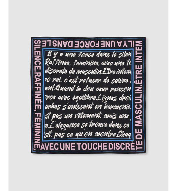 allureville「フォントロゴスカーフ」|バンダナ・スカーフ|