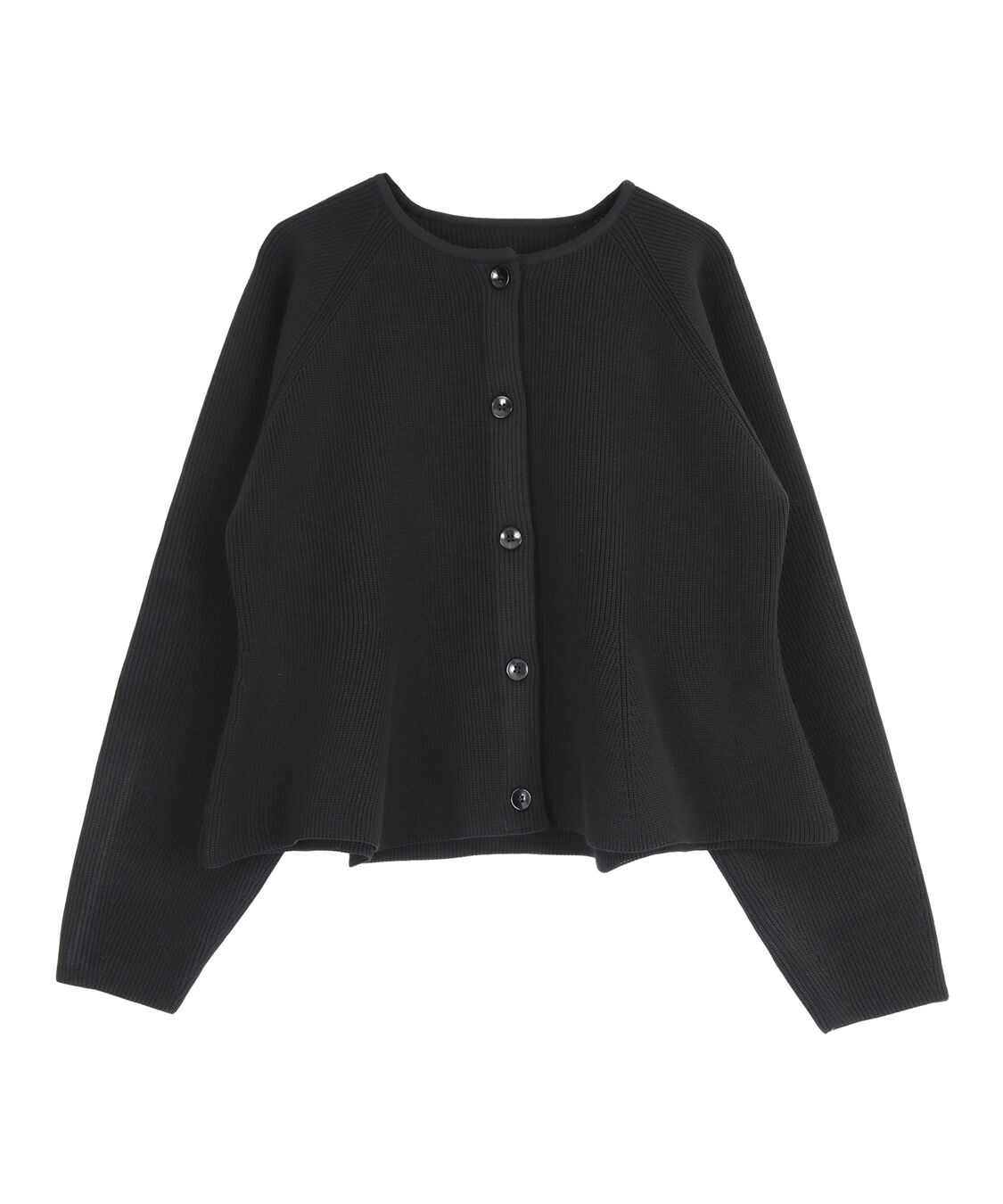 titivate「ペプラムデザインニットカーディガン」|ニット・セーター|