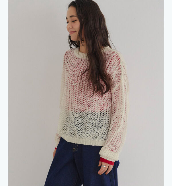 titivate「シアーローゲージニット」|ニット・セーター|