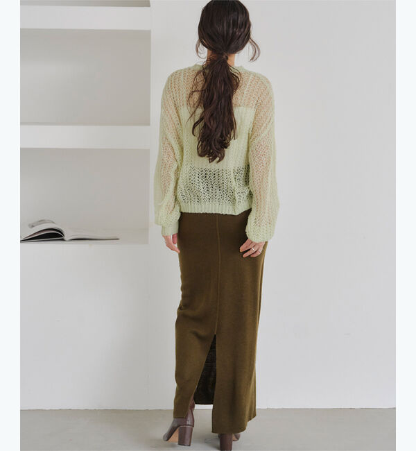 titivate「シアーローゲージニット」|ニット・セーター|