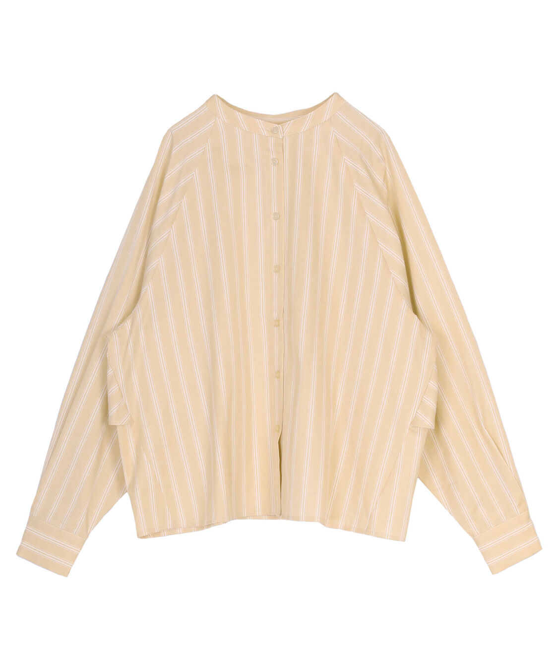 titivate「バックフリルバンドカラーシャツ」|シャツ・ブラウス|