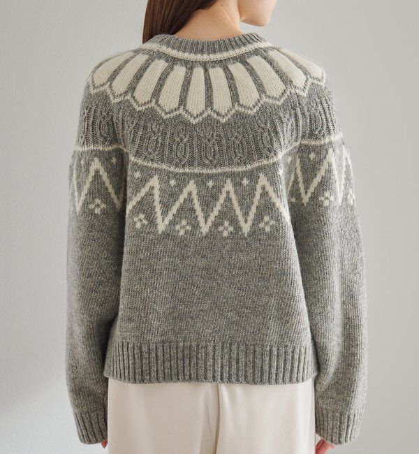  「シェットランドウール求心ニットプルオーバー」|キャミソール|