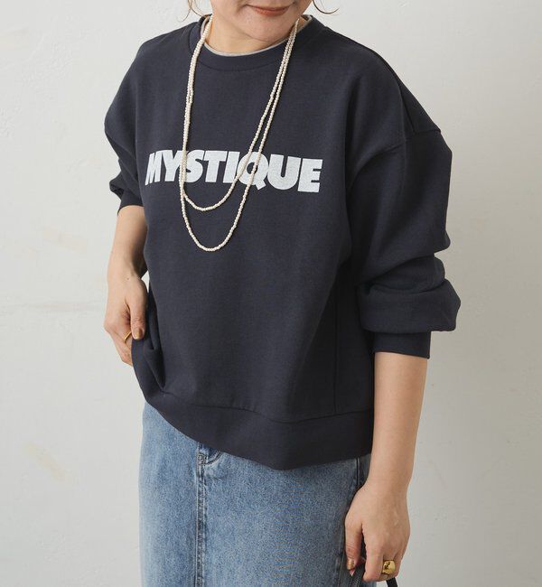  「レイヤード風スウェット」|プルオーバー|